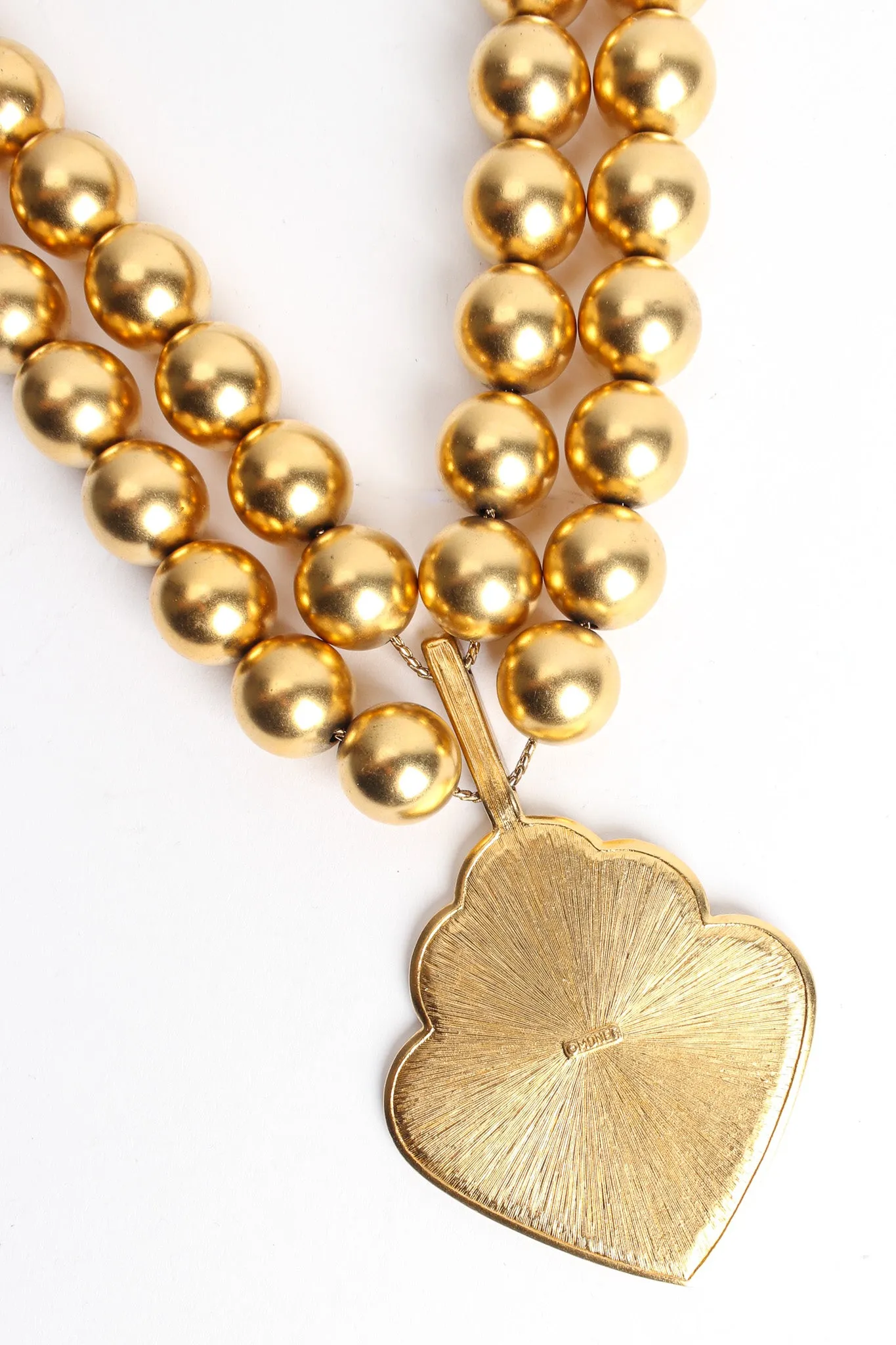 Leaf Pendant Beaded Necklace