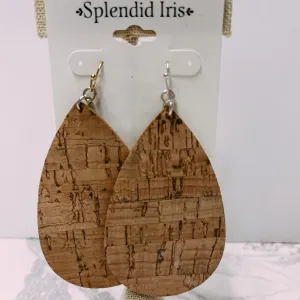 LIGHT CORK EARRING