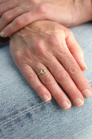 Light Green Sapphire Ring