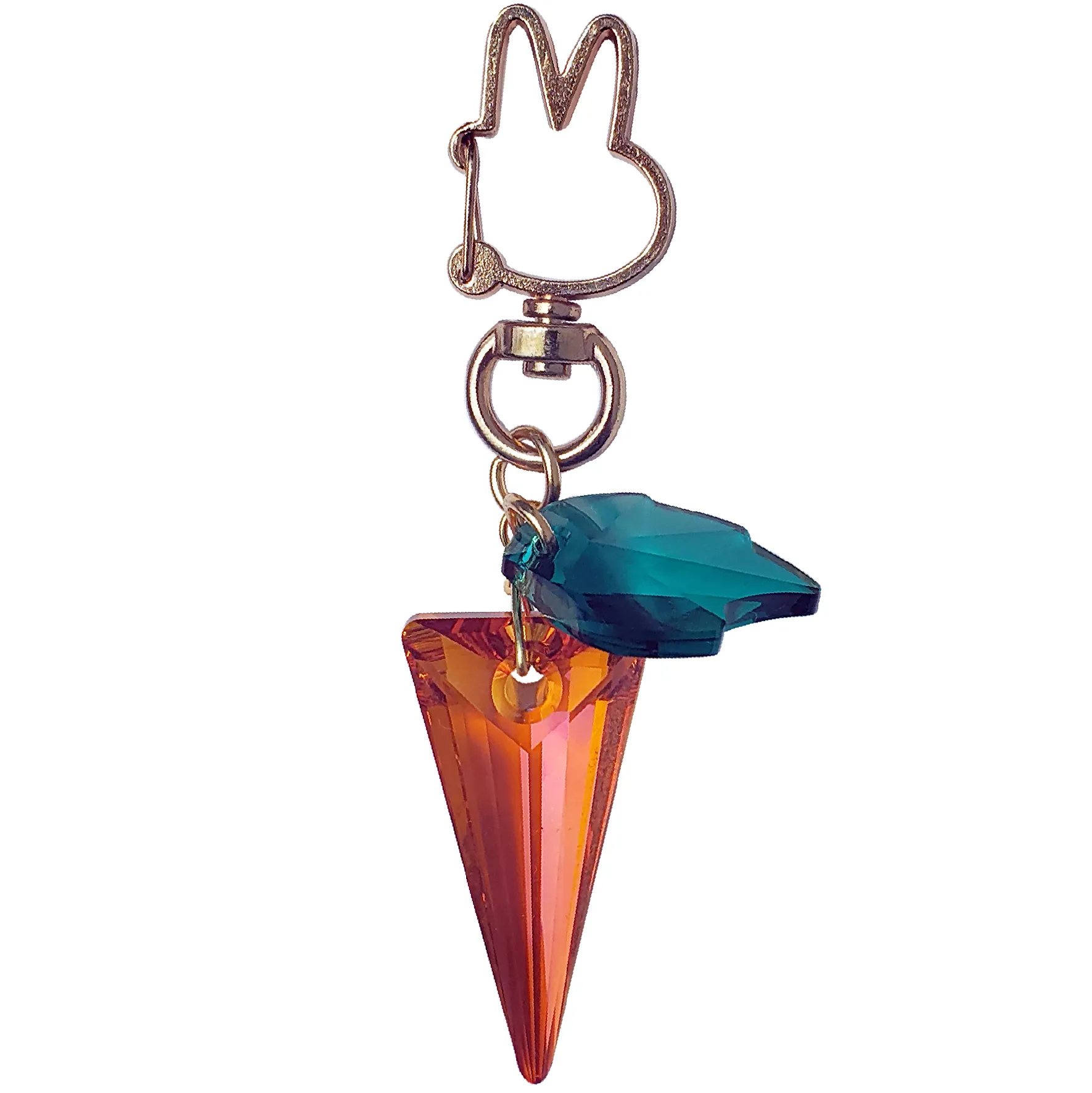 LOLA CRYSTAL CARROT NECKLACE | ACCESSORY