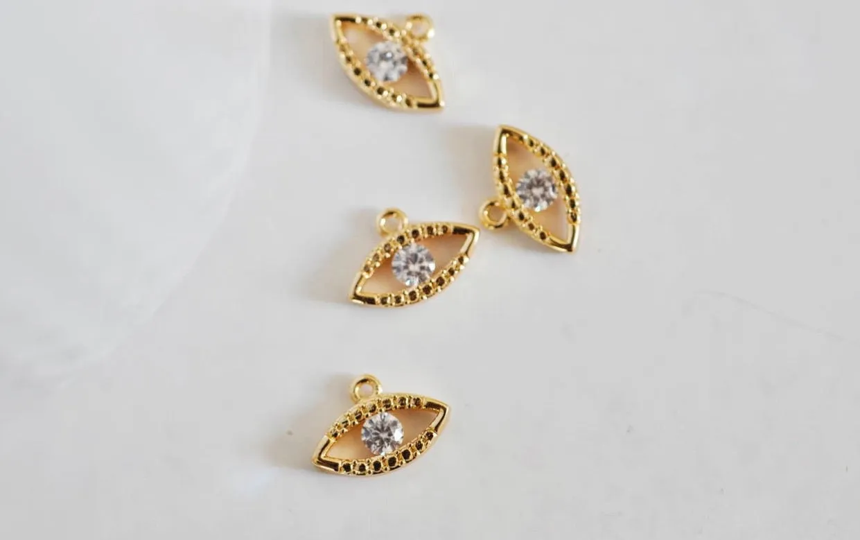 Lucky Eye Diamond Pendant Necklace