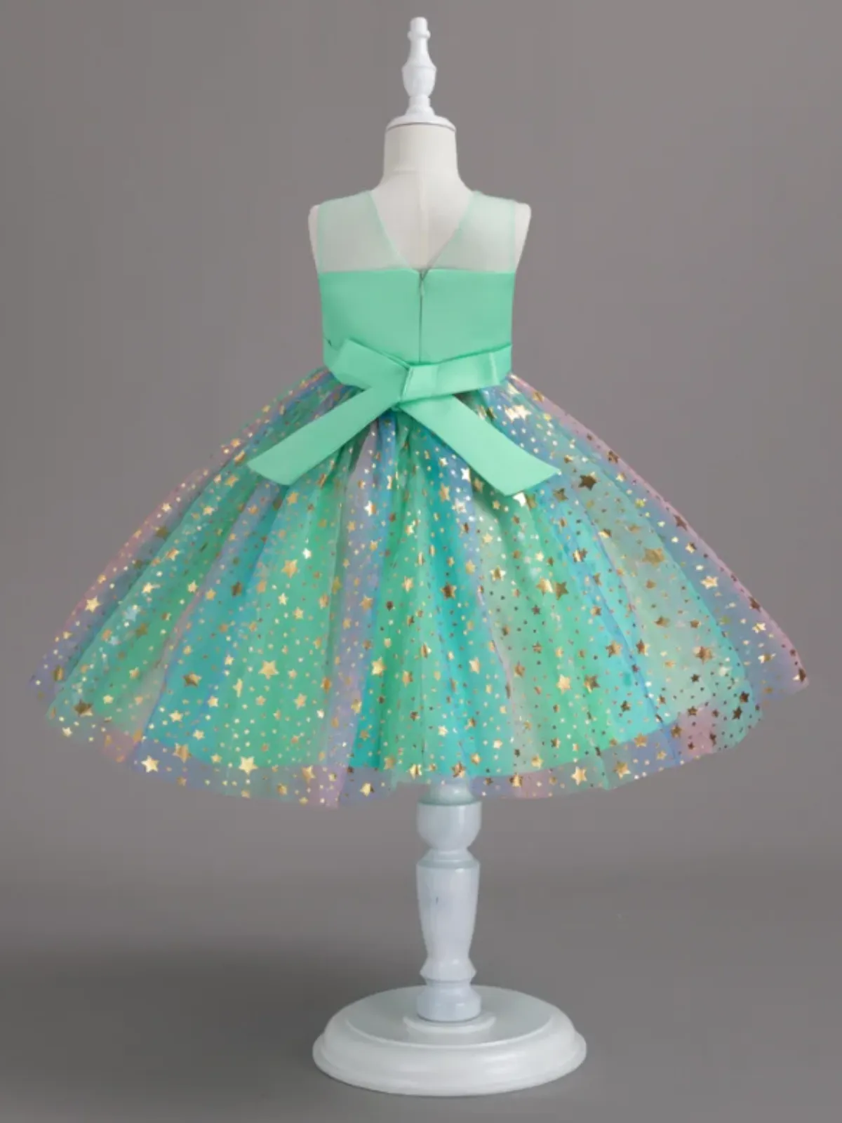 Make A Wish Star Sequin Tulle Dress