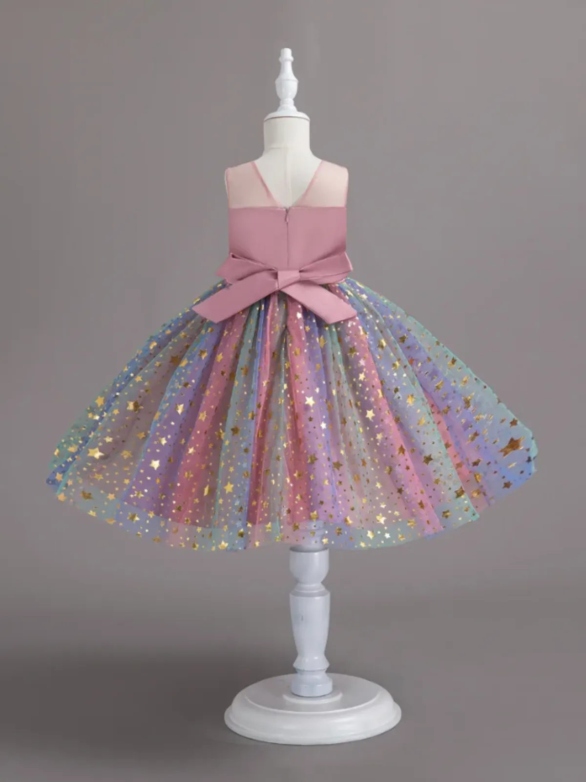 Make A Wish Star Sequin Tulle Dress