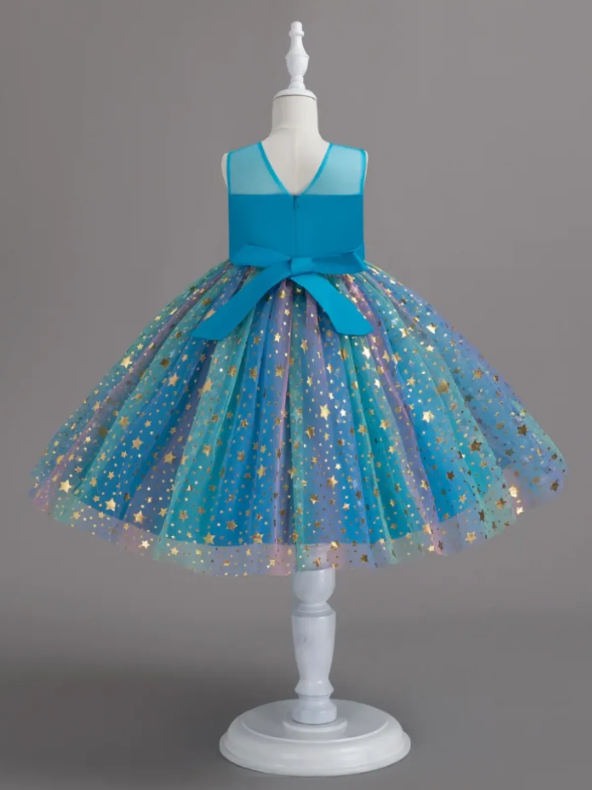 Make A Wish Star Sequin Tulle Dress
