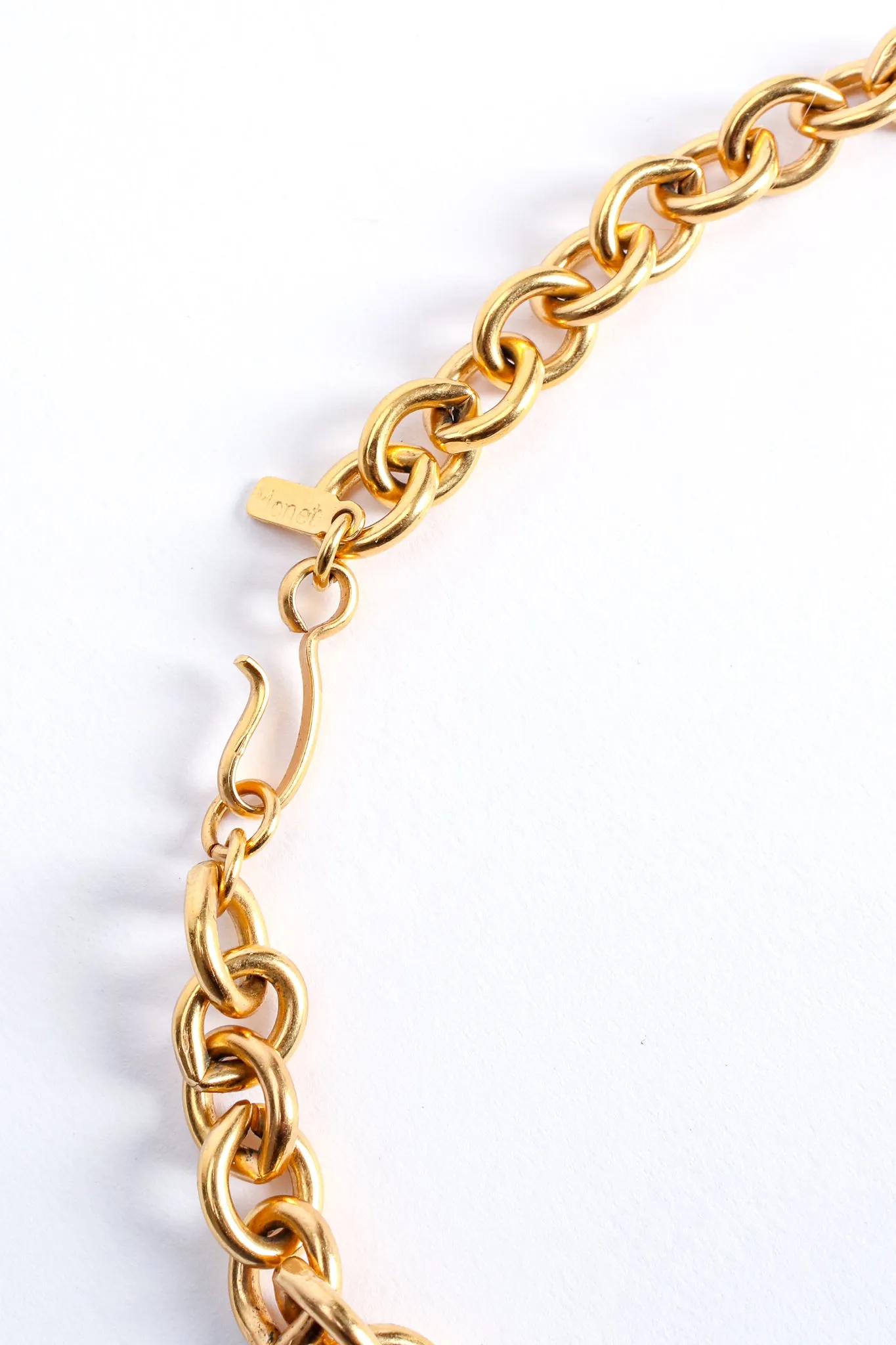 Matte Coin Collar Necklace