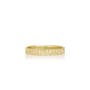 Men's wedding ring - BASALT