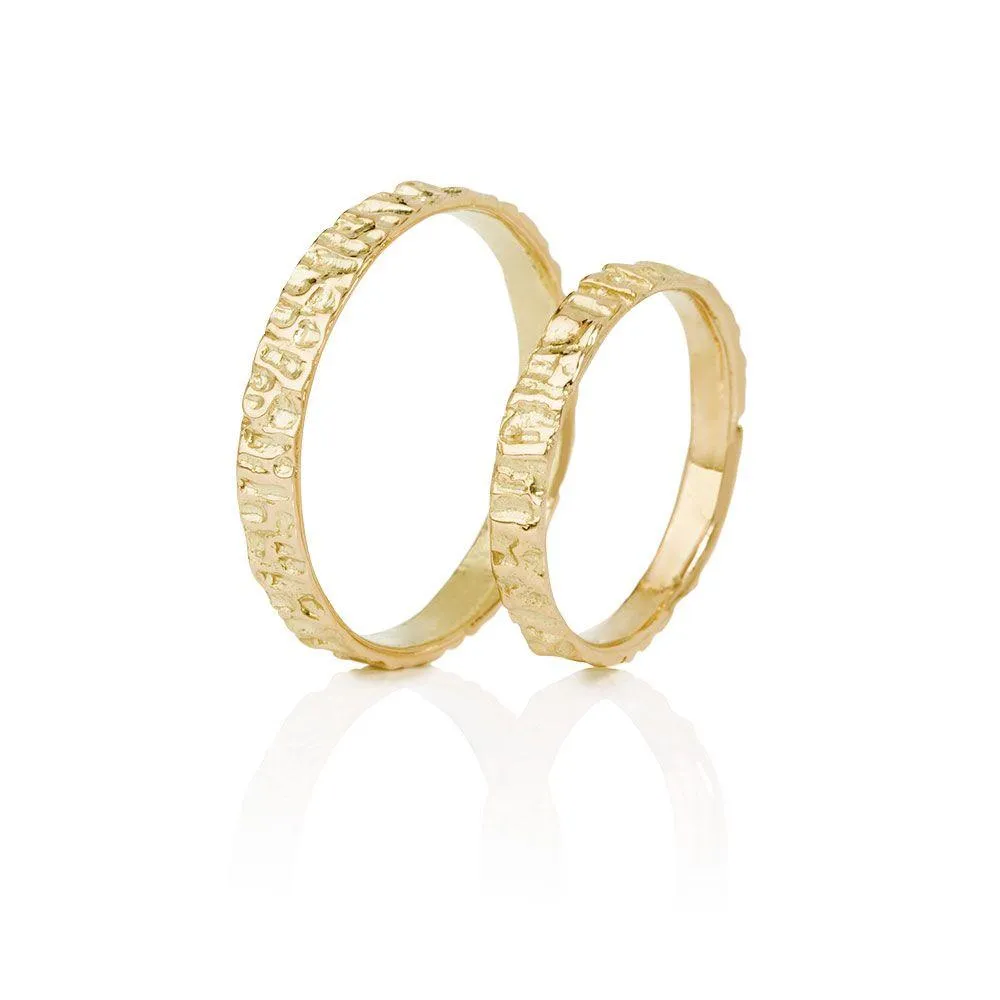 Men's wedding ring - BASALT