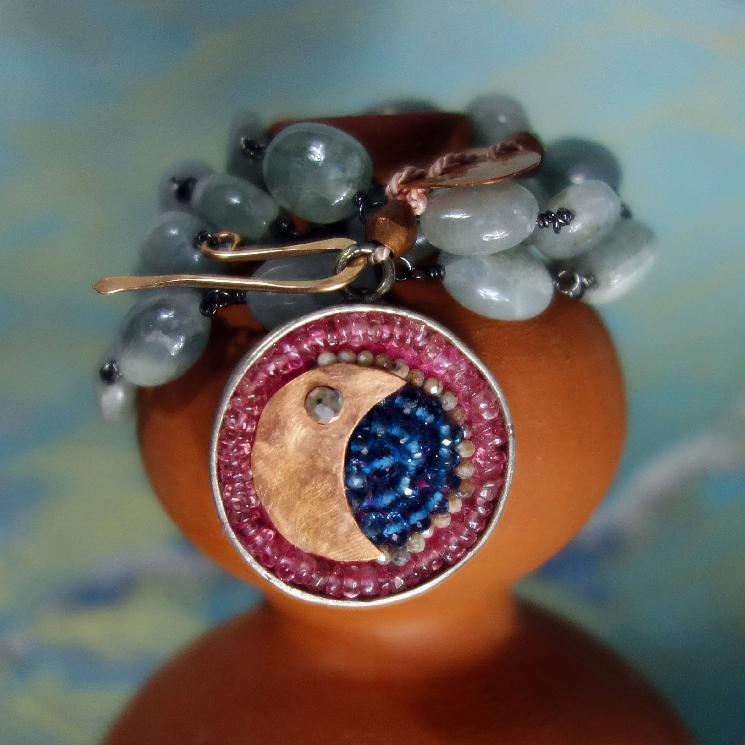 Midnight Moon Dances on the Water Necklace/Bracelet
