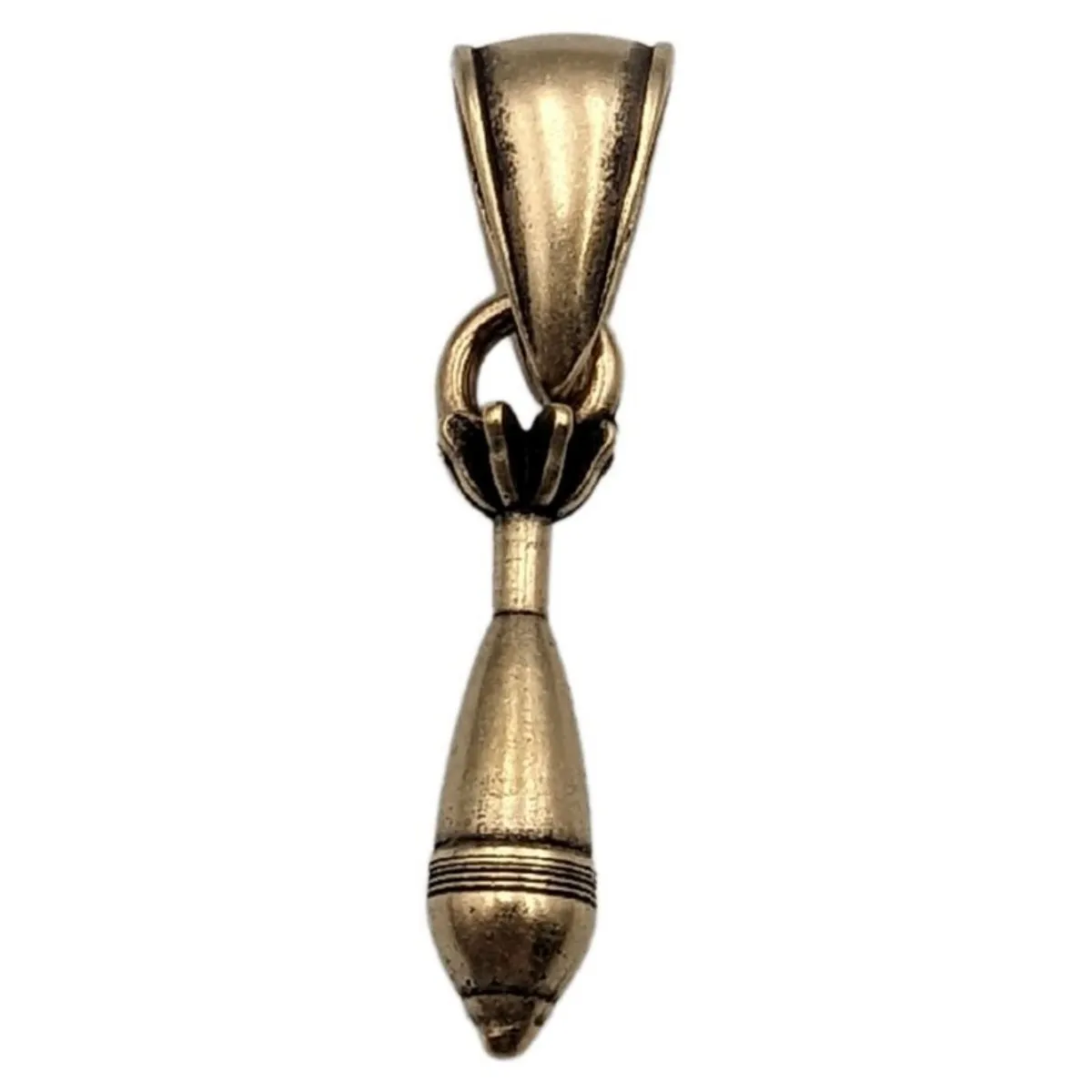 Mine bronze pendant