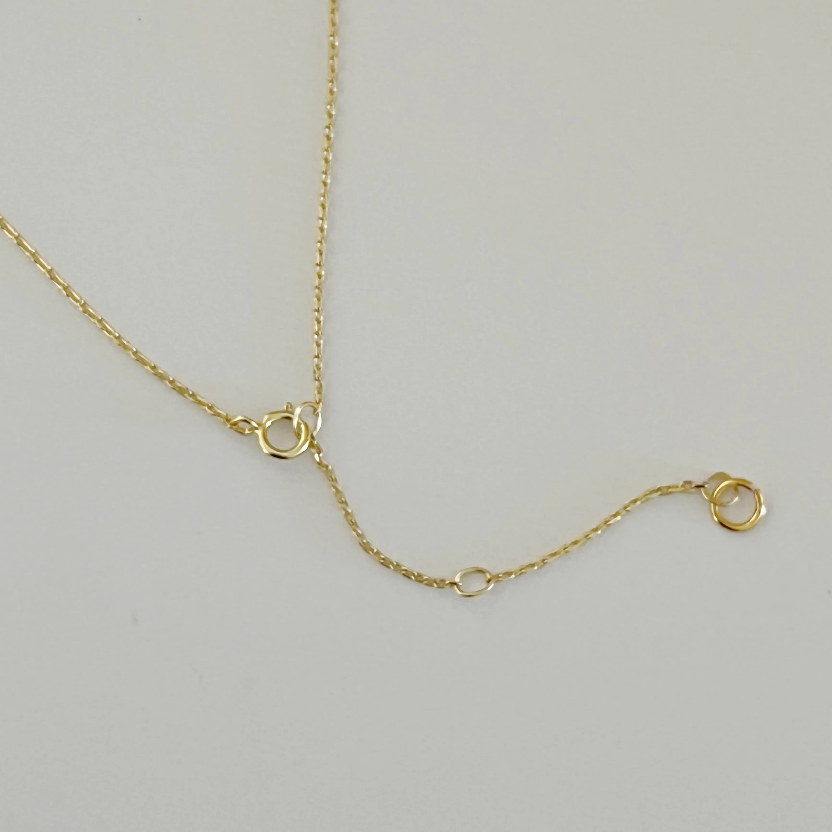 Mini CZ Hamsa Necklace - Gold