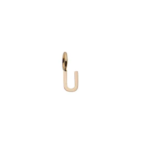 Mini Letter U - Gold