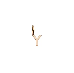 Mini Letter Y - Gold