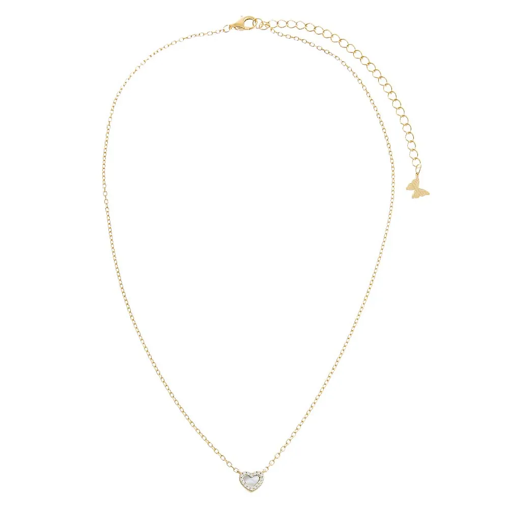 Mini Pave Colored Gemstone Pendant Necklace