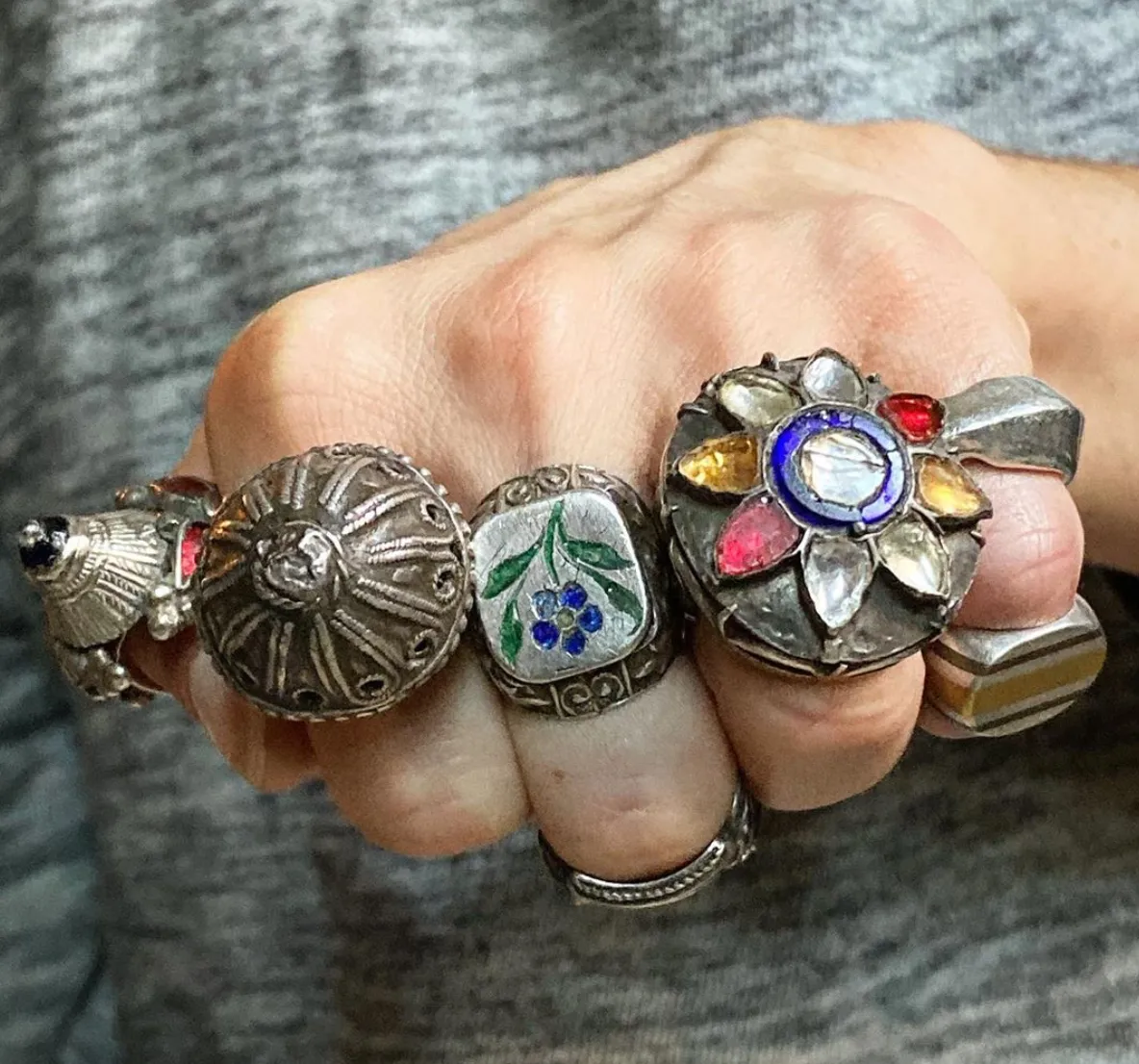 Mirror Blossom Ring - 8