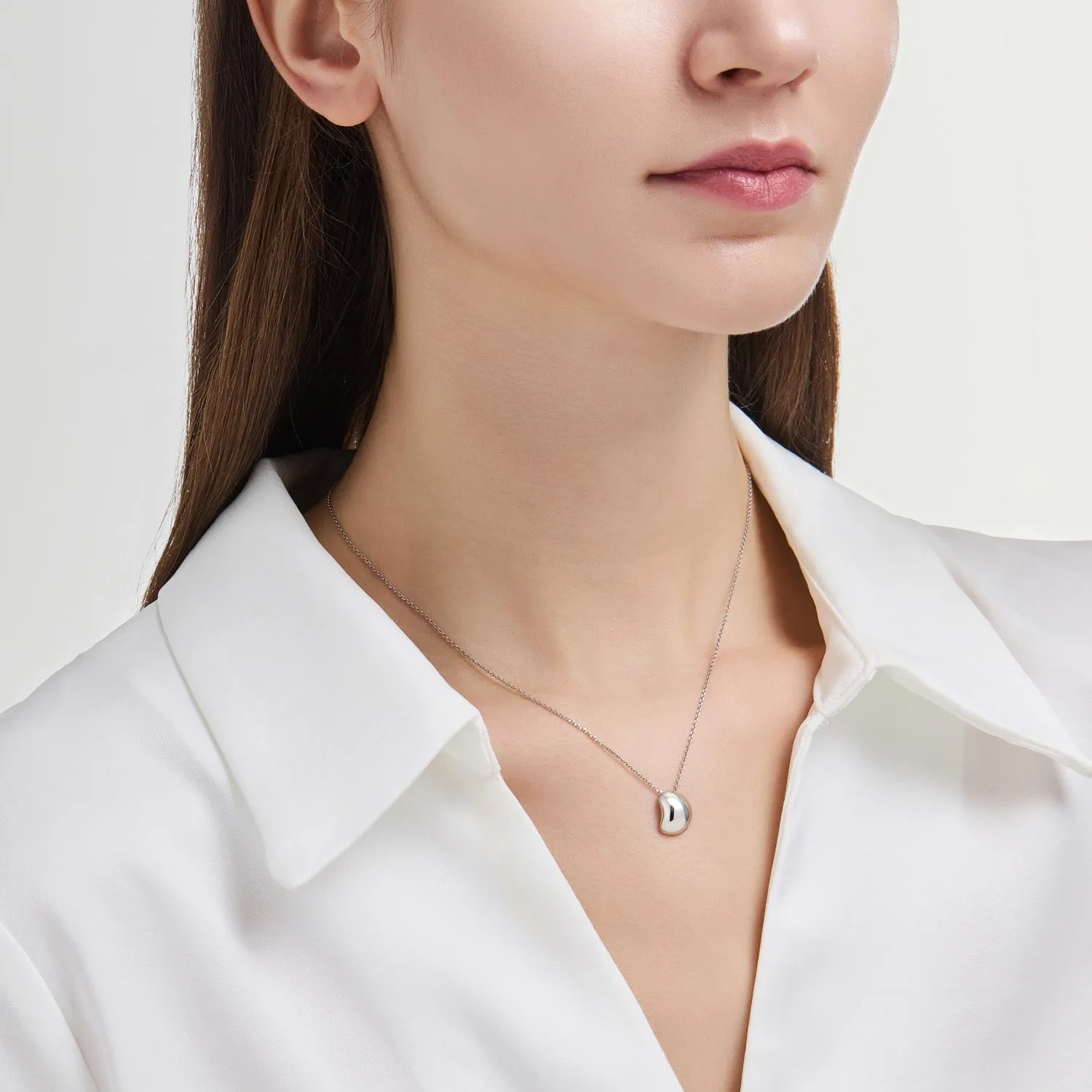 Miss. Doux Silver Necklace JDRNT5S04XX