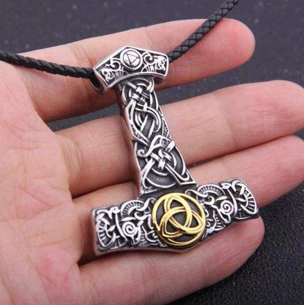 Mjolnir Necklace with Pendant