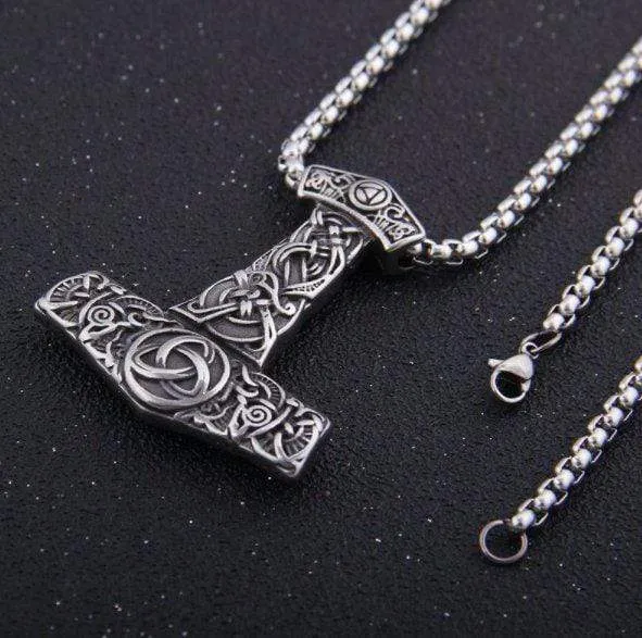 Mjolnir Necklace with Pendant