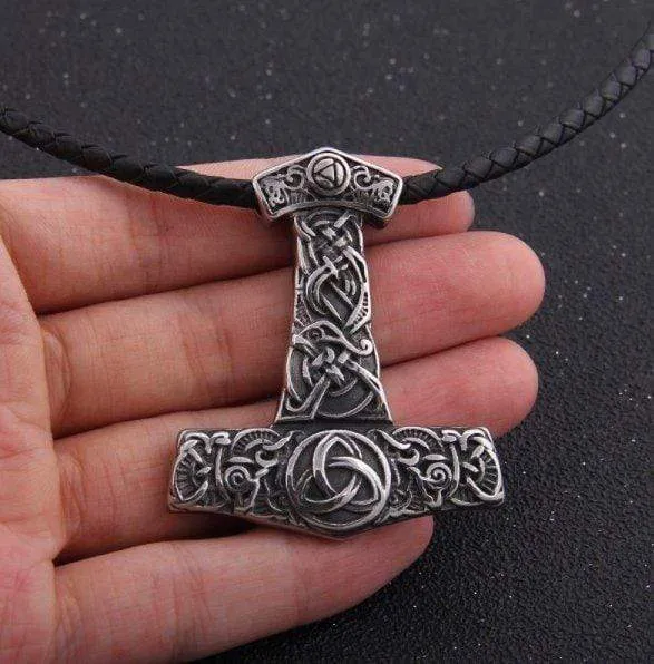 Mjolnir Necklace with Pendant