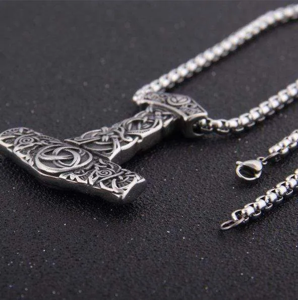 Mjolnir Necklace with Pendant