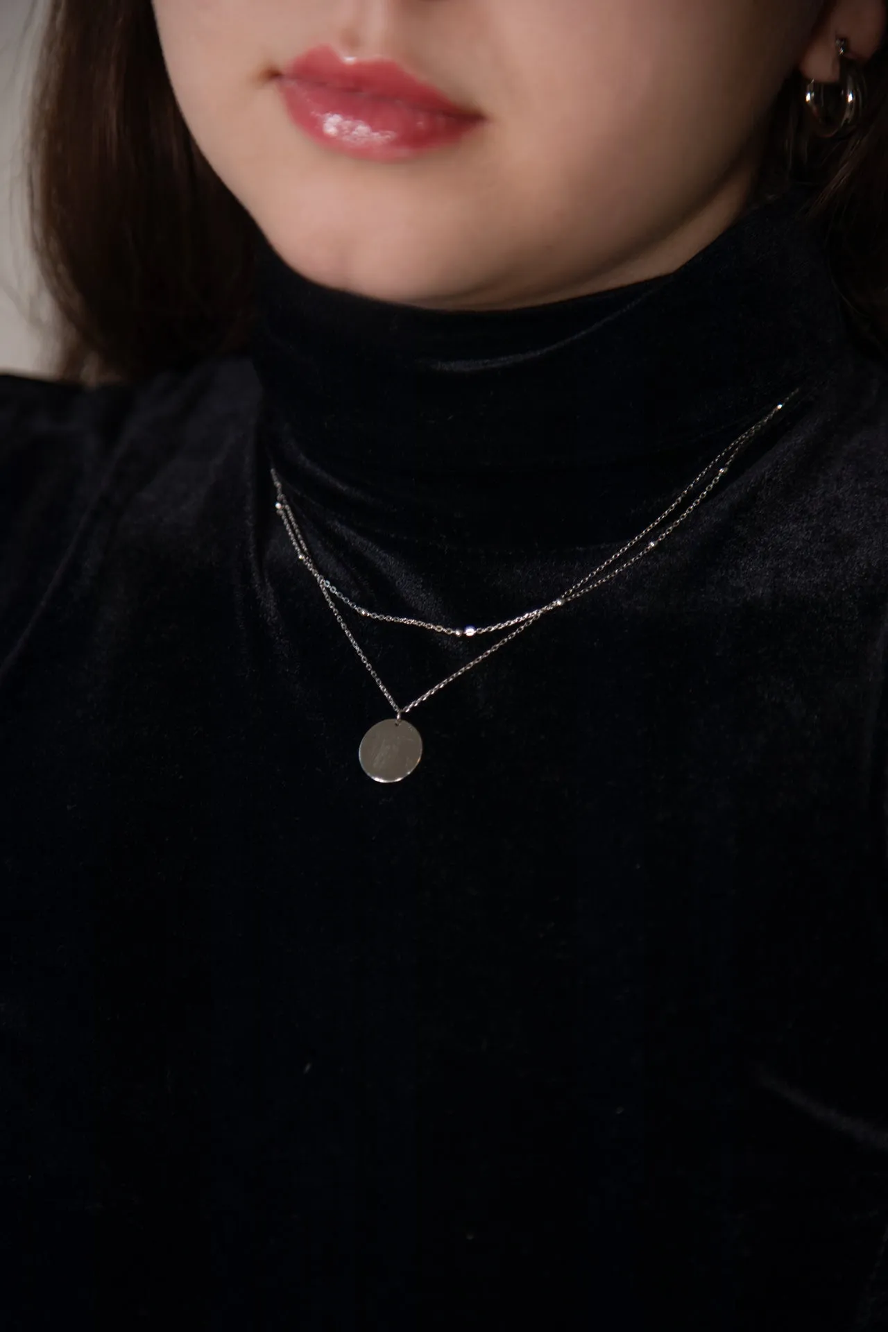 Multi Strand Silver Necklace