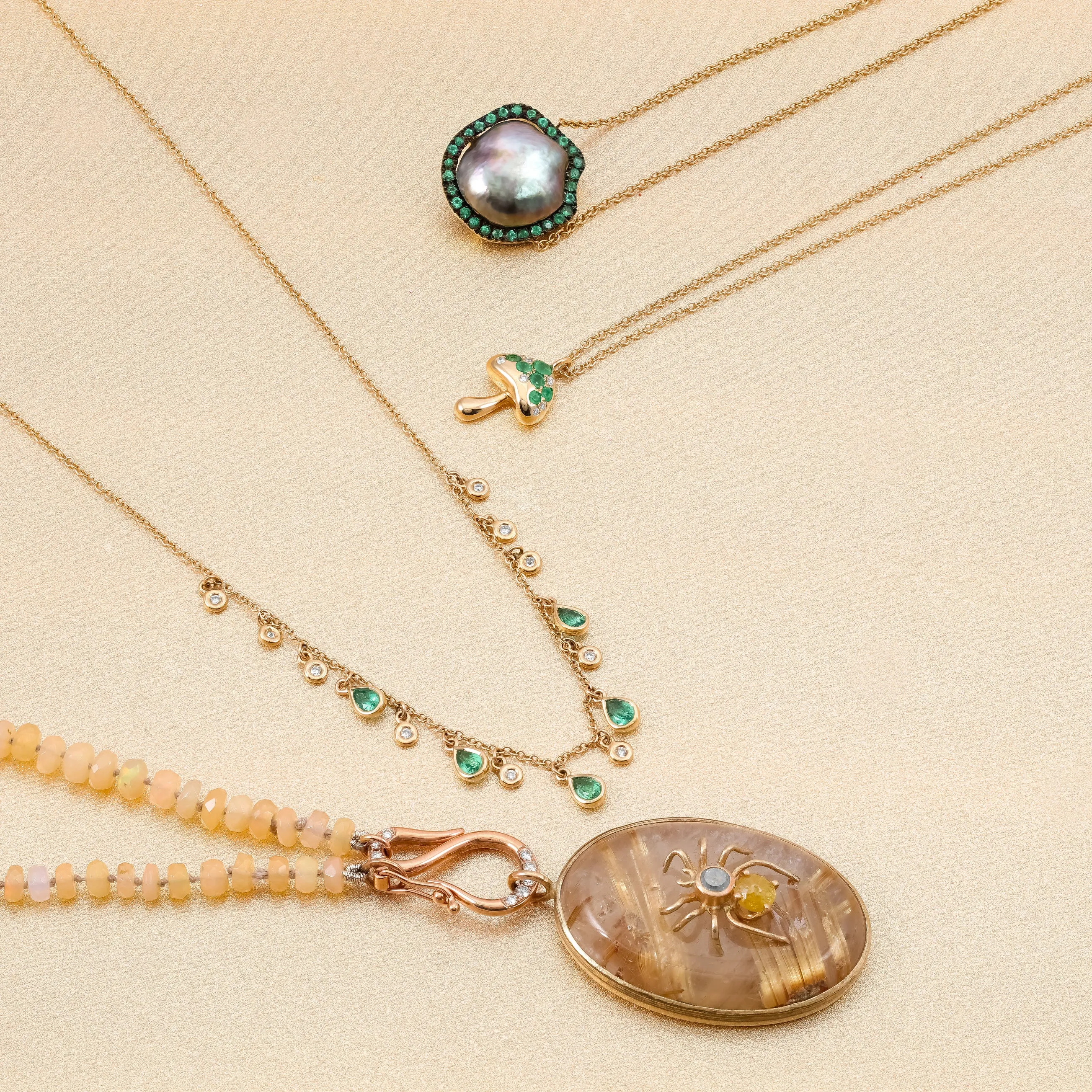 Mushroom Necklace