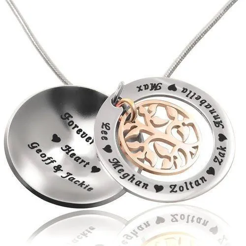 My Family Tree Dome Necklace