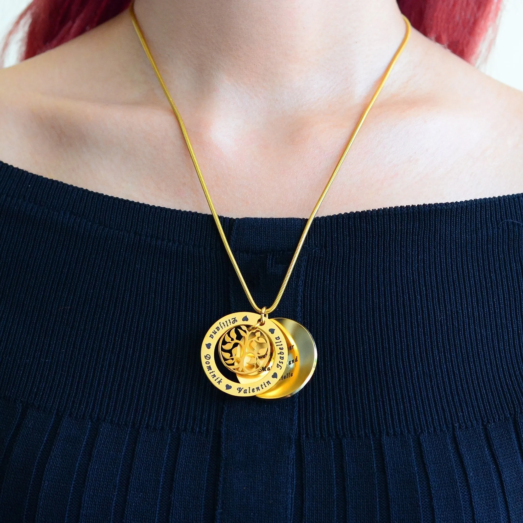 My Family Tree Dome Necklace