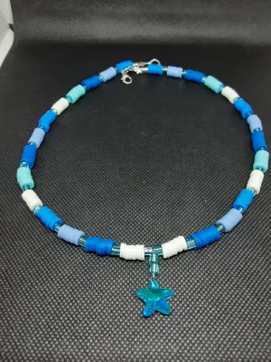 N #167  I'm Wishing upon a Crystal Star! With This Sassy & Fun Sweet Necklace.