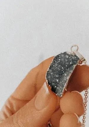Natural Crystal Quartz Diffusing Necklace