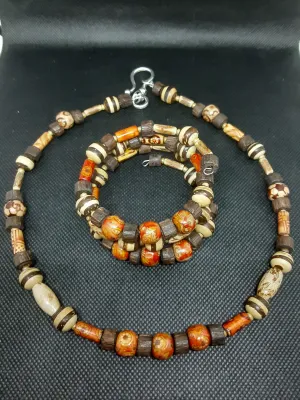 NB #179  You Can Call this Unique, Fascinating Set "Boho or Hippy" Either is Fine!