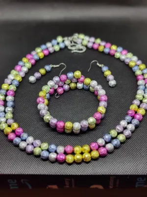 NBE #210The New Foil Aluminum Beads are Shinny and Awesome. SPRING COLORS!!