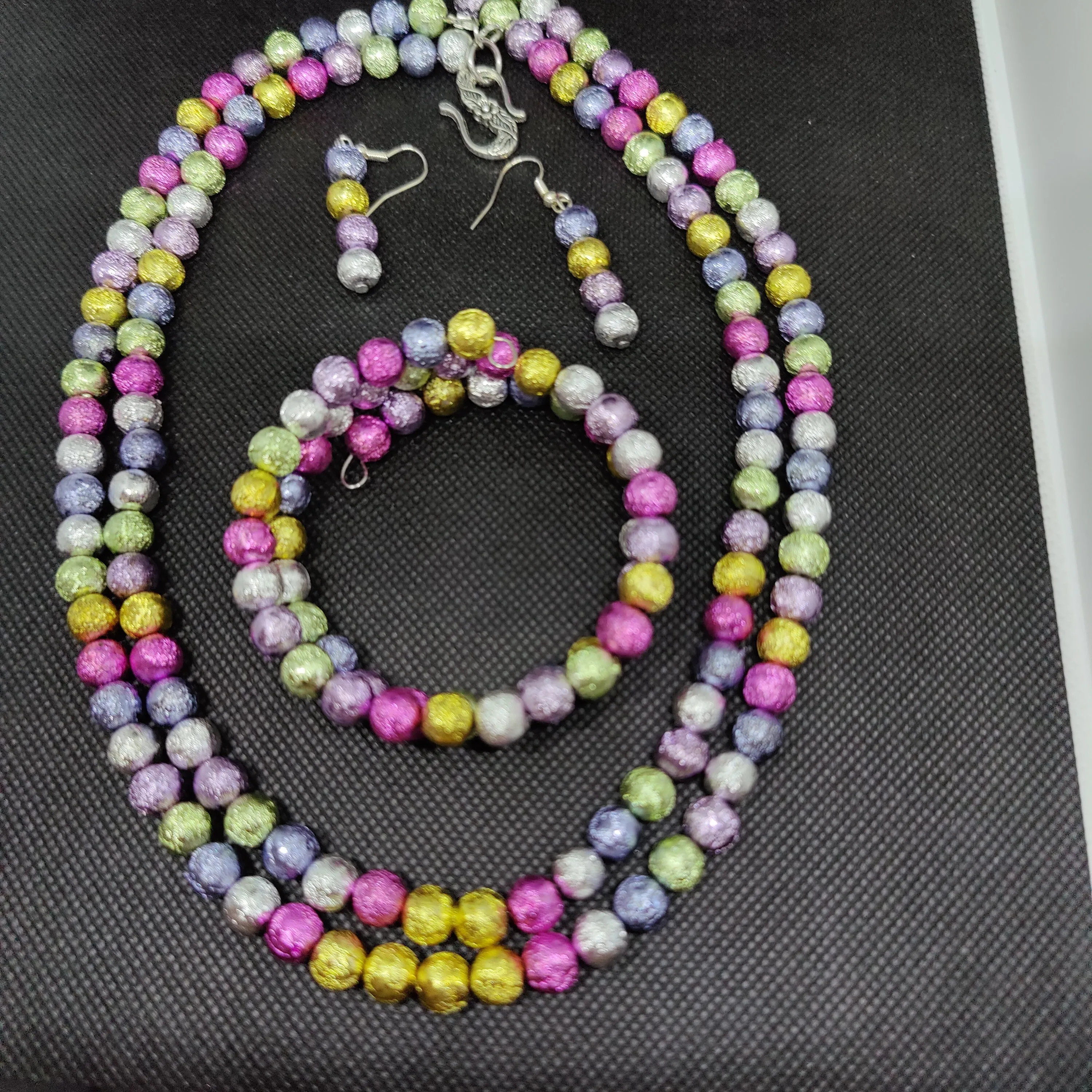 NBE #210The New Foil Aluminum Beads are Shinny and Awesome. SPRING COLORS!!
