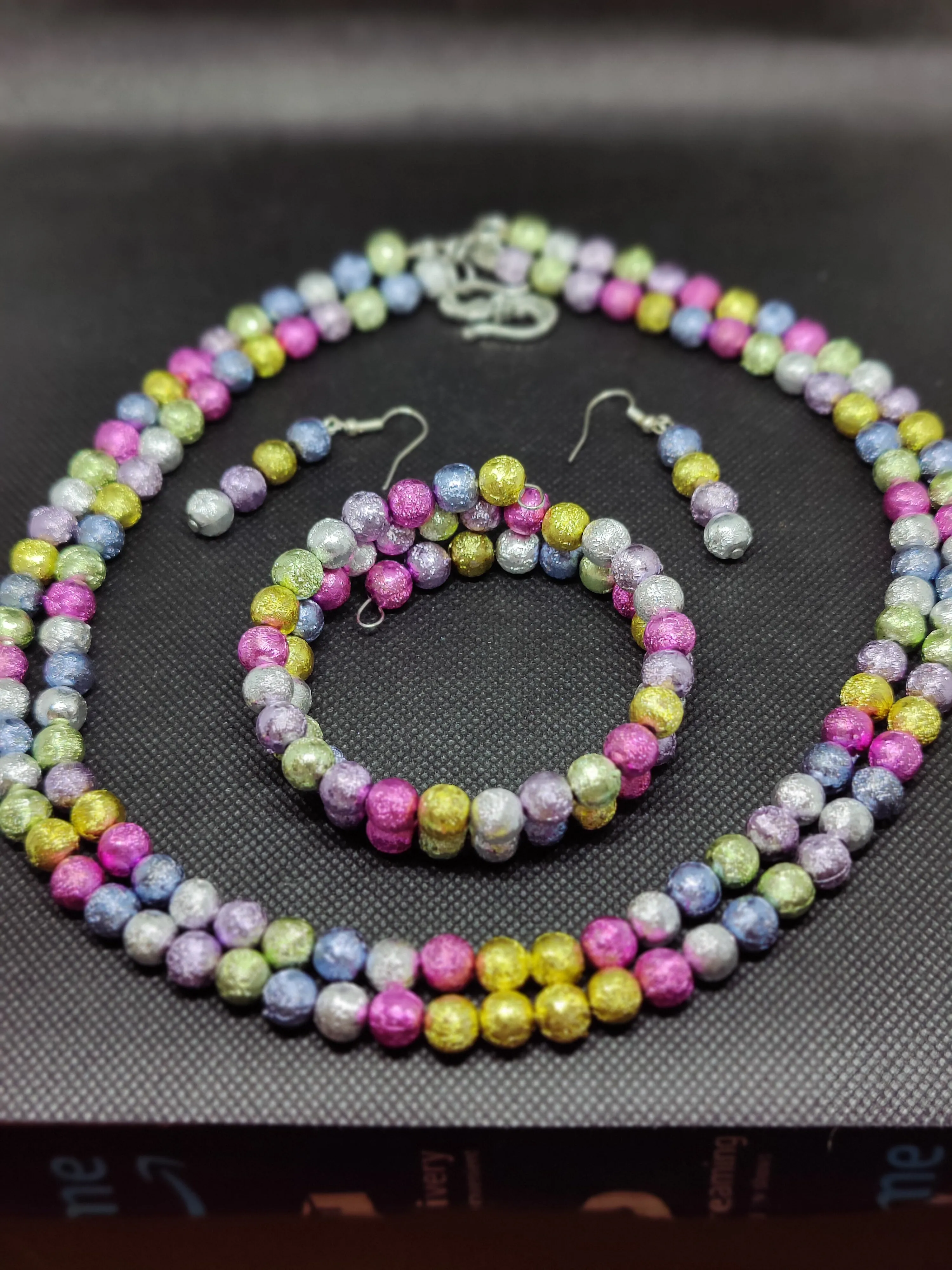 NBE #210The New Foil Aluminum Beads are Shinny and Awesome. SPRING COLORS!!