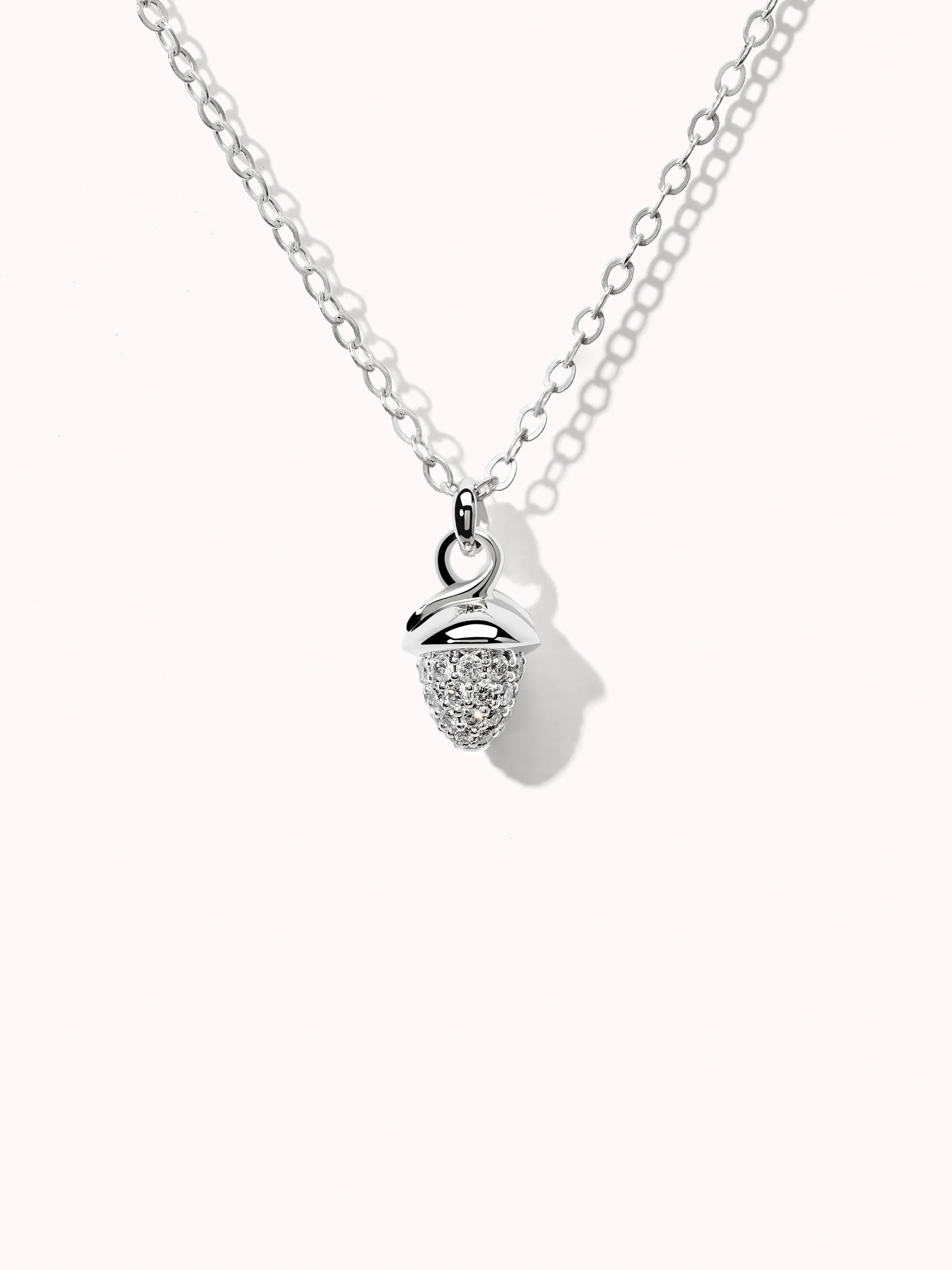 Necklace 'myMIKADO' with Diamond Pavé 18K white gold