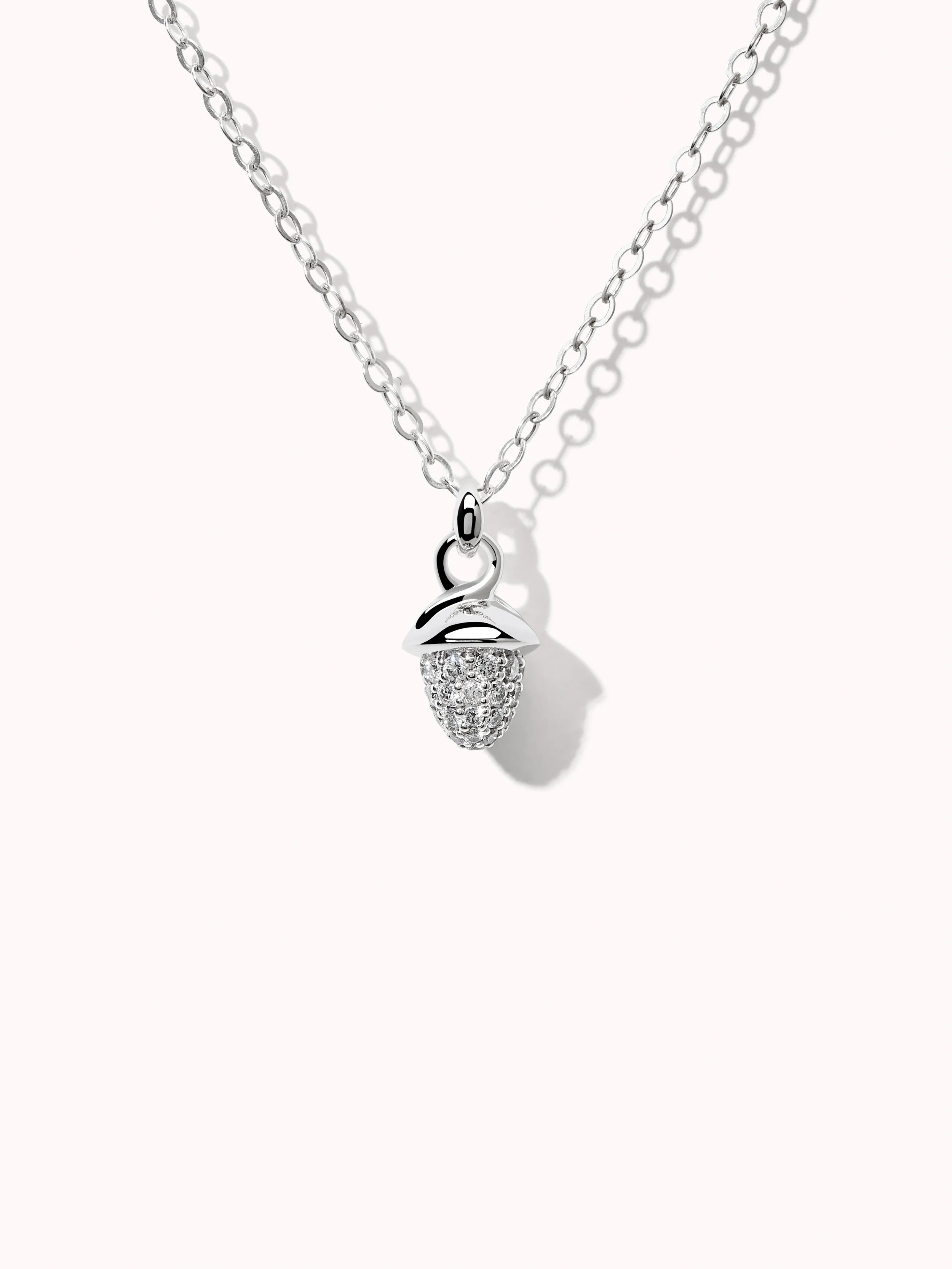 Necklace 'myMIKADO' with Diamond Pavé 18K white gold