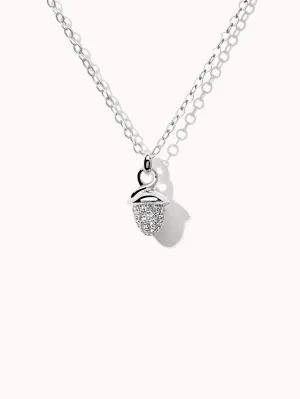 Necklace 'myMIKADO' with Diamond Pavé 18K white gold