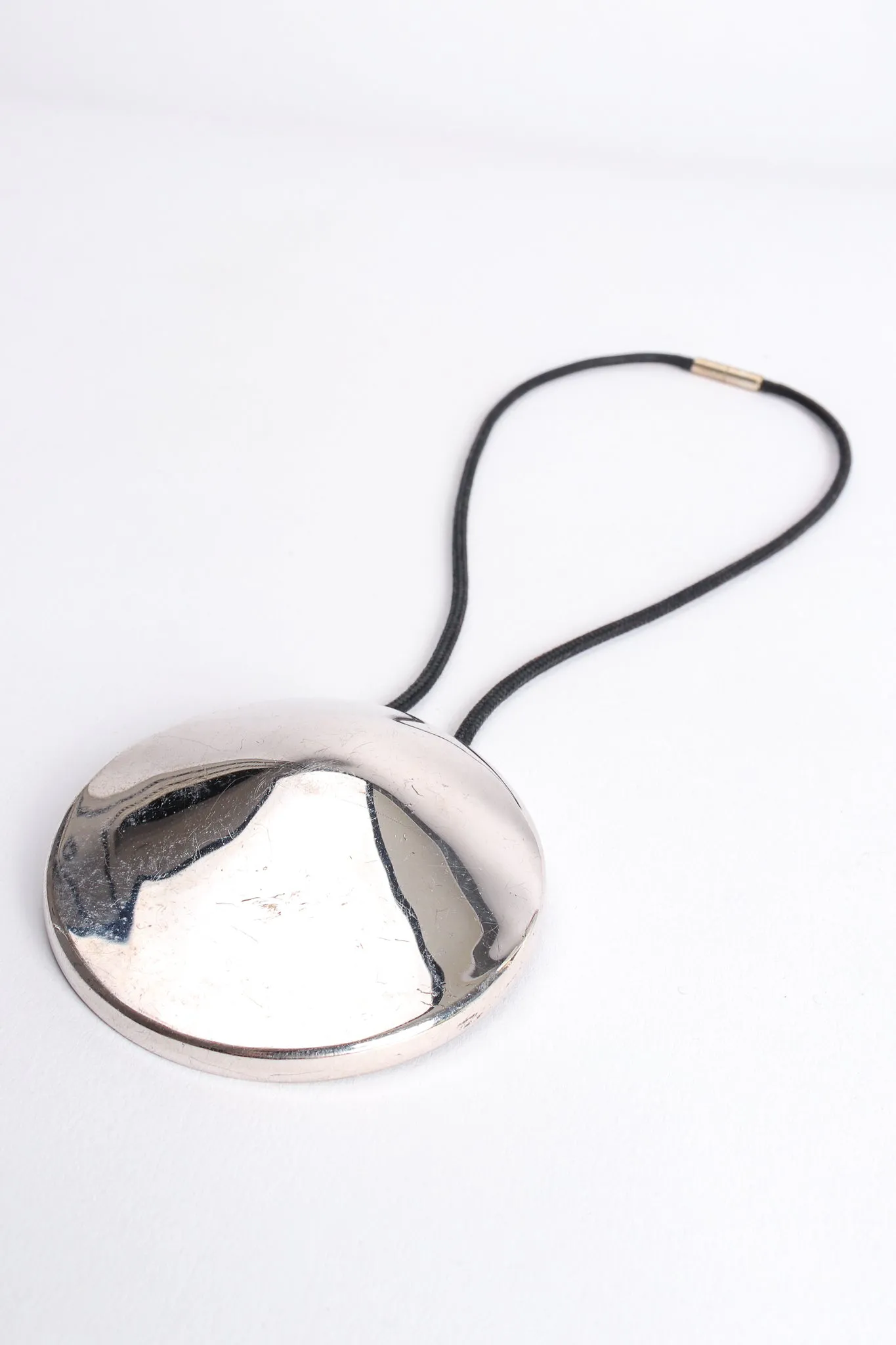 Numbered Disc Pendant Necklace