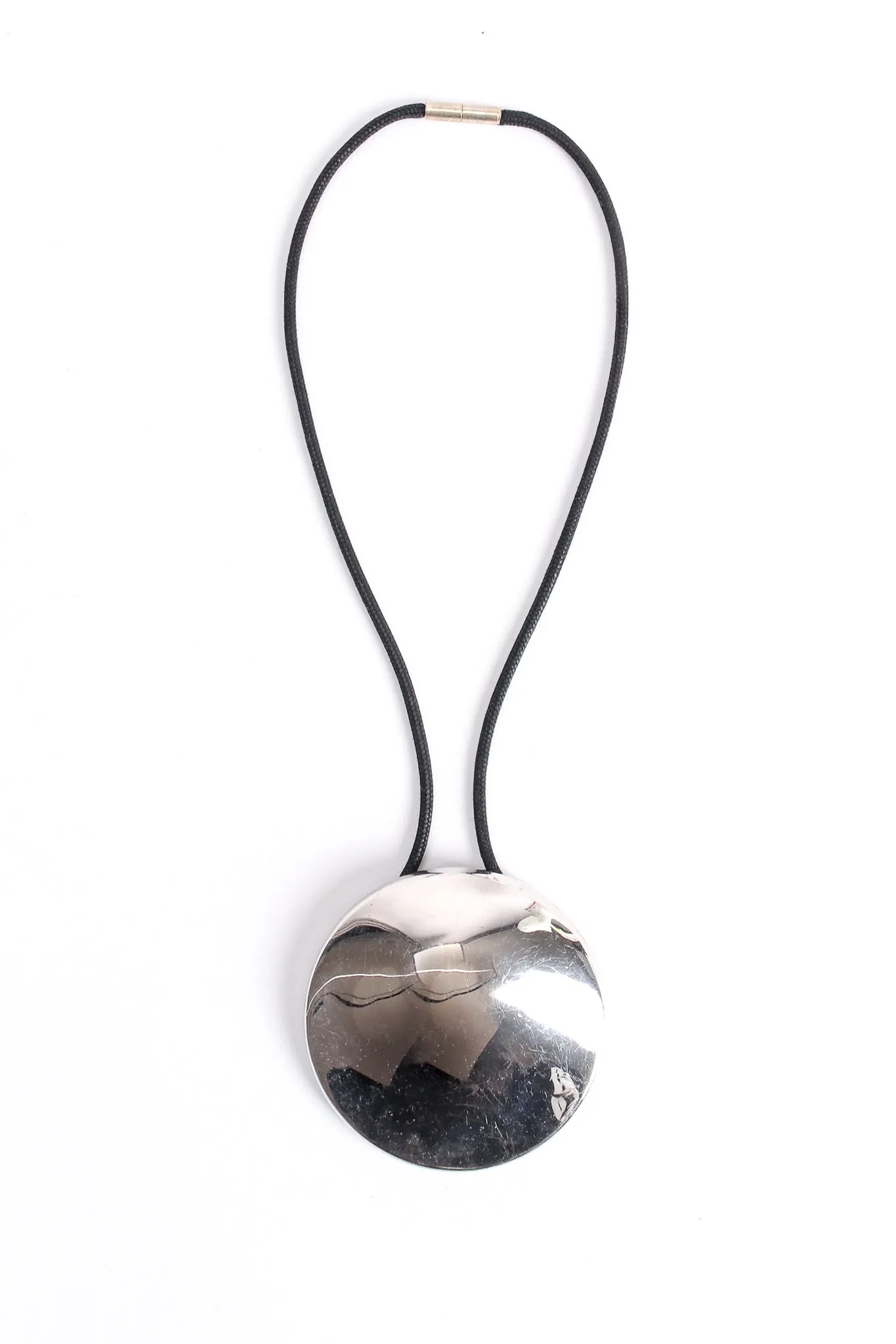 Numbered Disc Pendant Necklace