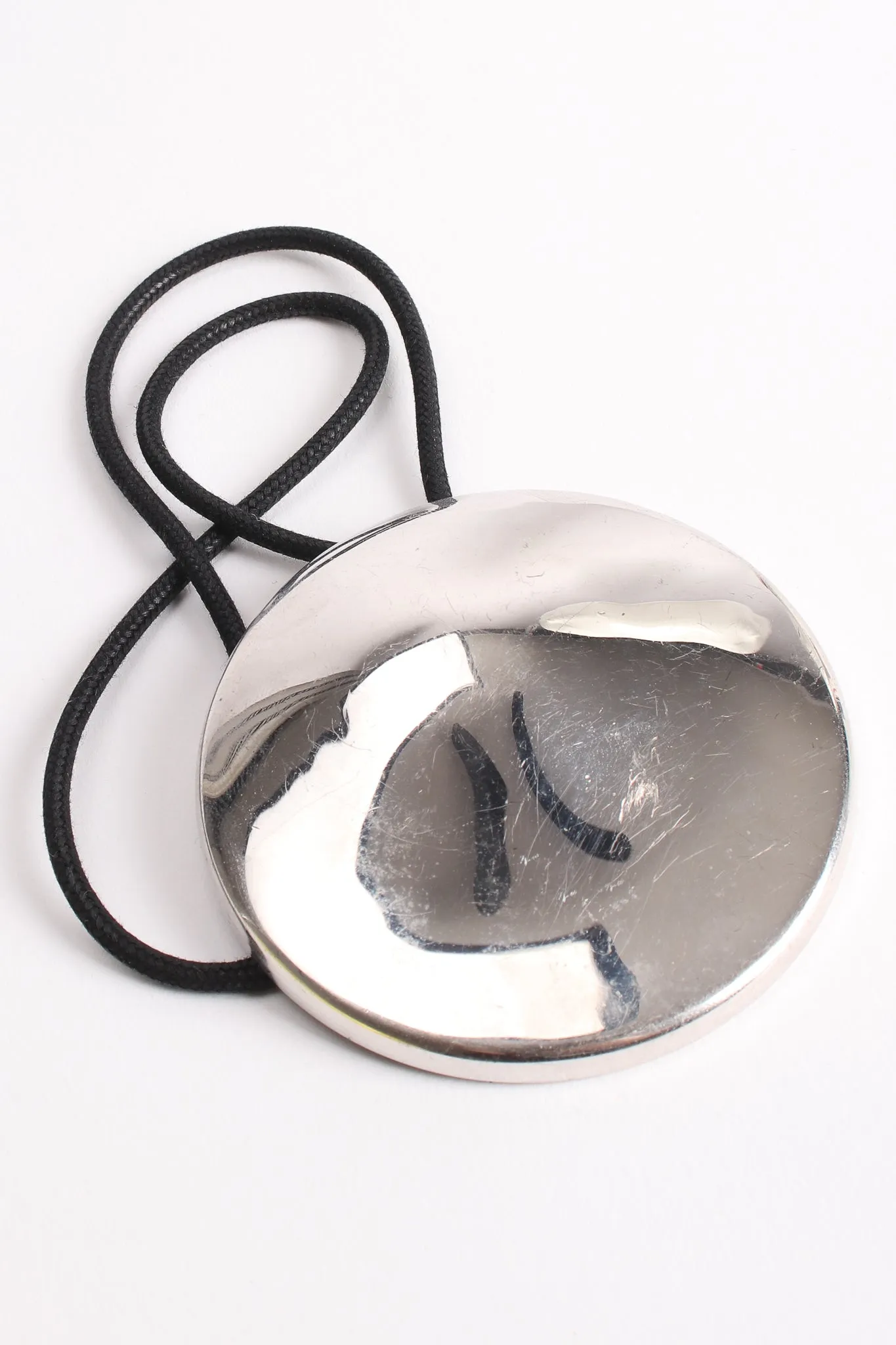 Numbered Disc Pendant Necklace