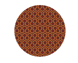 Overlook Hotel, The Shining, Round, Glass Cutting Board