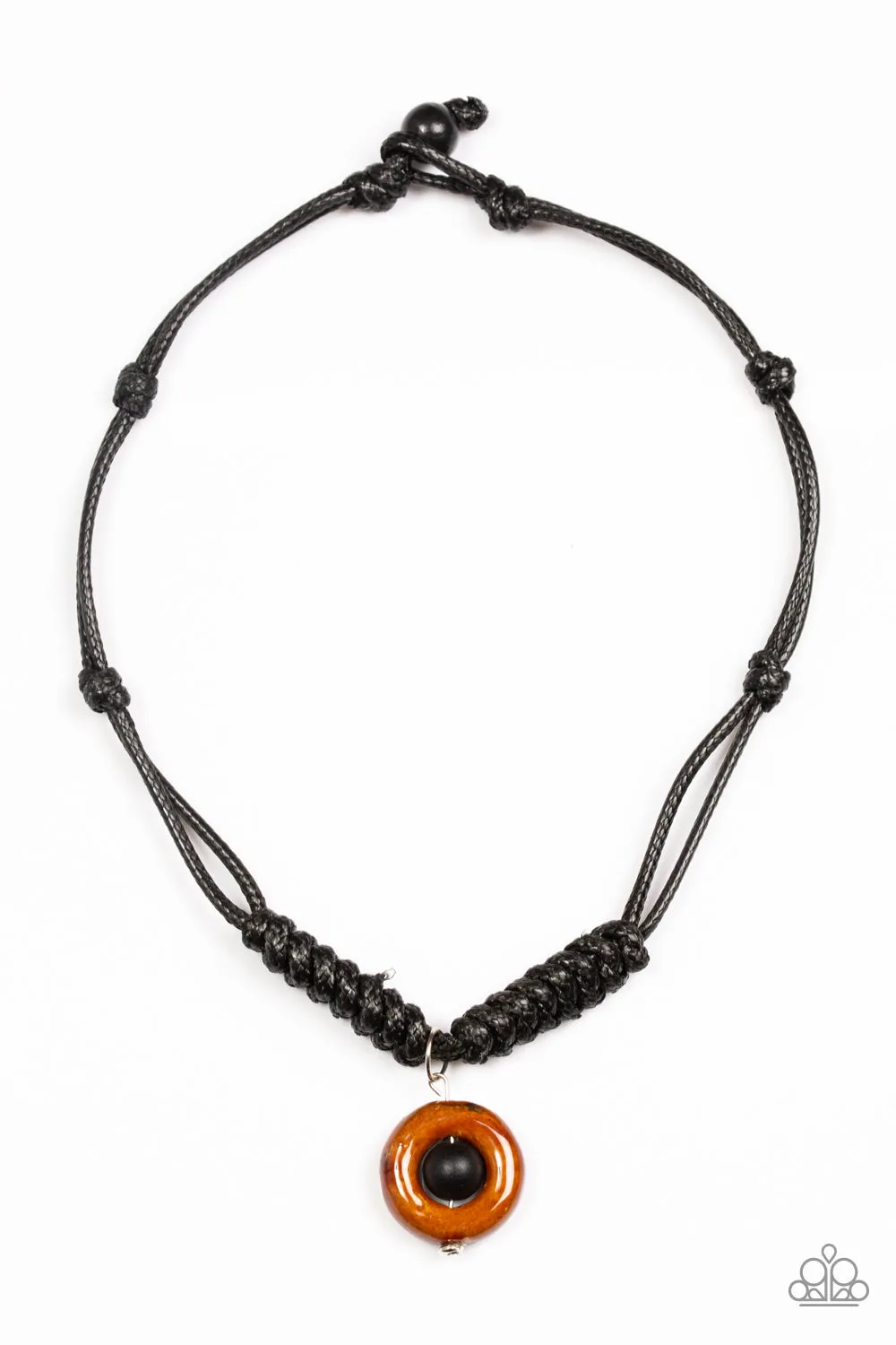 Paparazzi Stylishly Stone Age Urban Bracelet Black