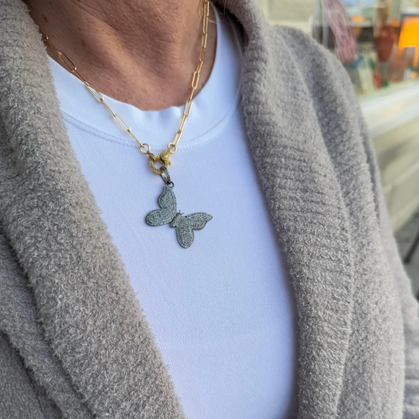 Pave Diamond Butterfly Collection