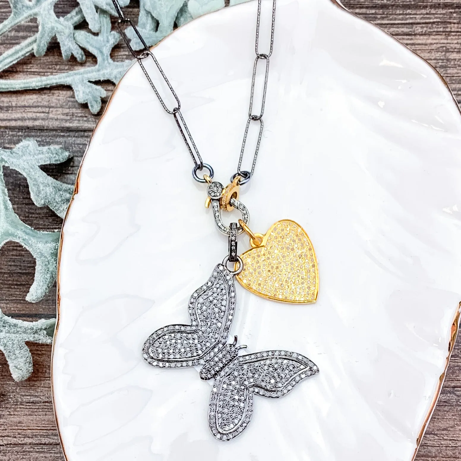 Pave Diamond Butterfly Collection