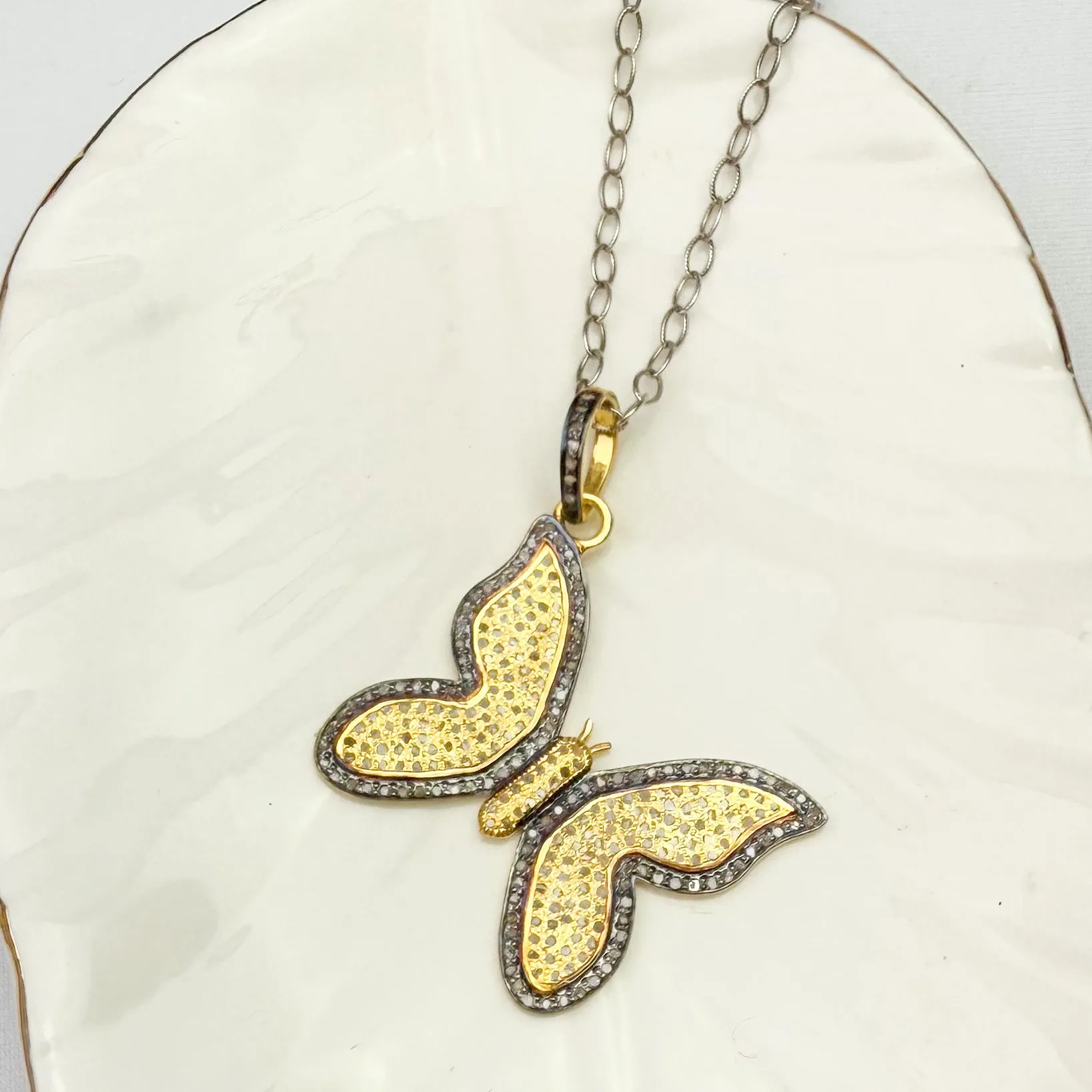 Pave Diamond Butterfly Collection