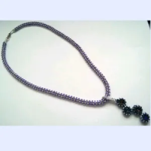 Pendant Chaton Bezels Necklace (special order - sold out)