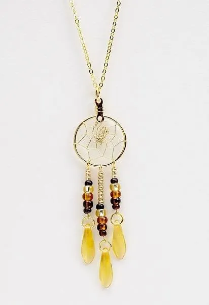 Pendant Dreamcatcher Topaz Dangle