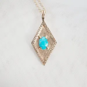 Pendant of Curiosities: turquoise