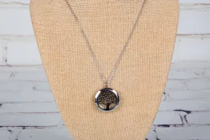 Personal Diffuser Tree of Life Necklace - Hypoallergic Stainless Steel