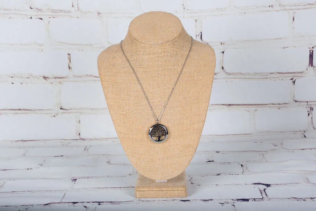 Personal Diffuser Tree of Life Necklace - Hypoallergic Stainless Steel