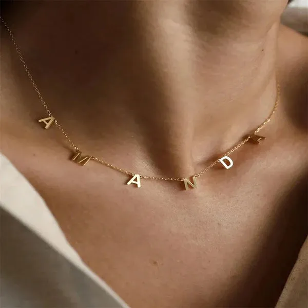 Personalised Initial Necklace (Ready in 5 weeks)